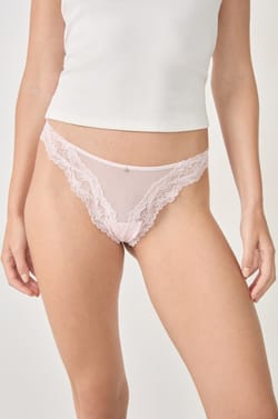 Tanga de encaje;${refinementColor}