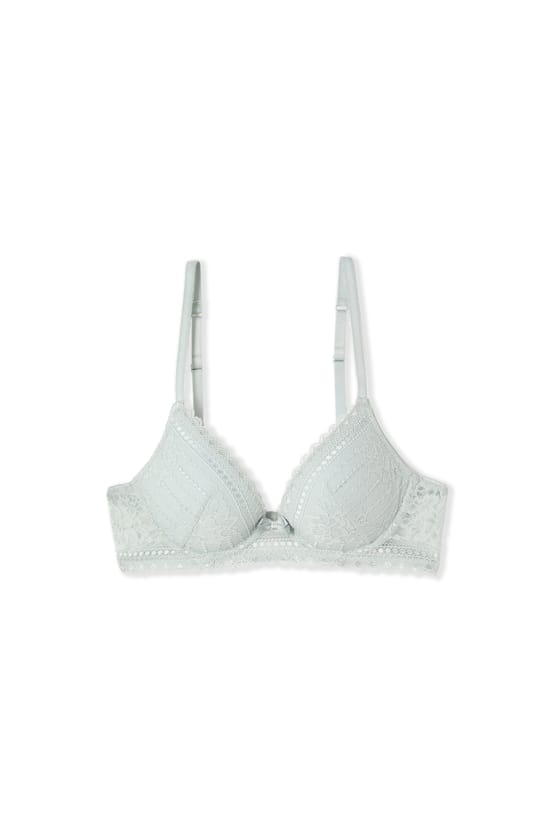 Bra N.2 - The Plunge Push-up in Lace;${refinementColor}