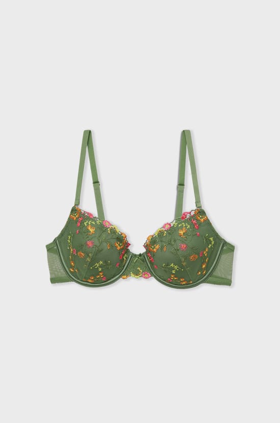 Soutien-gorge N.4 - Le coques fines broderie fleurie;${refinementColor}