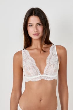 Wireless Lace Foulard Bra;${refinementColor}