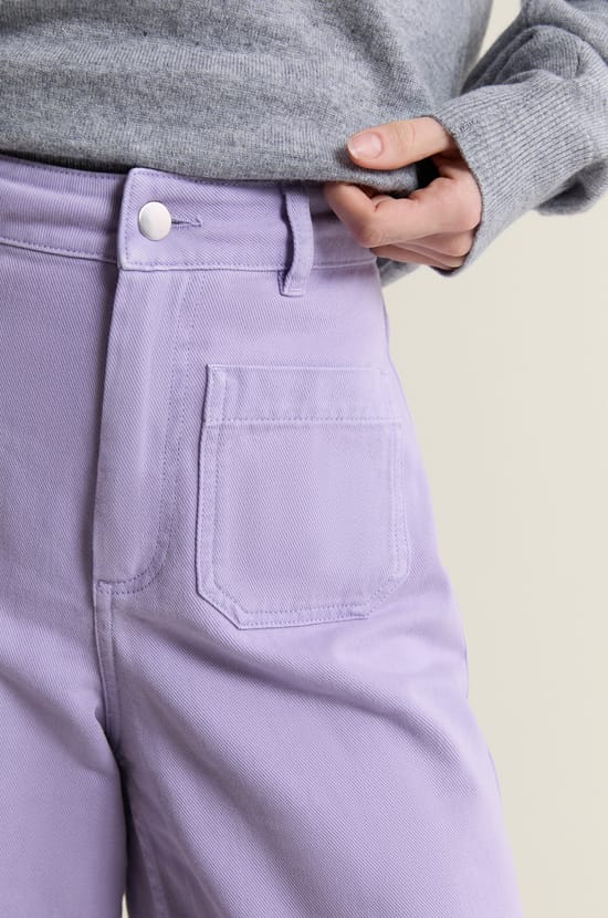 Straight Jeans with Front Pockets;${refinementColor}
