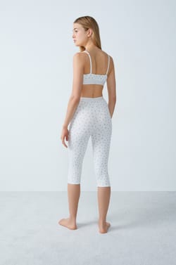 Ribbed Cotton Cycling Shorts;${refinementColor}