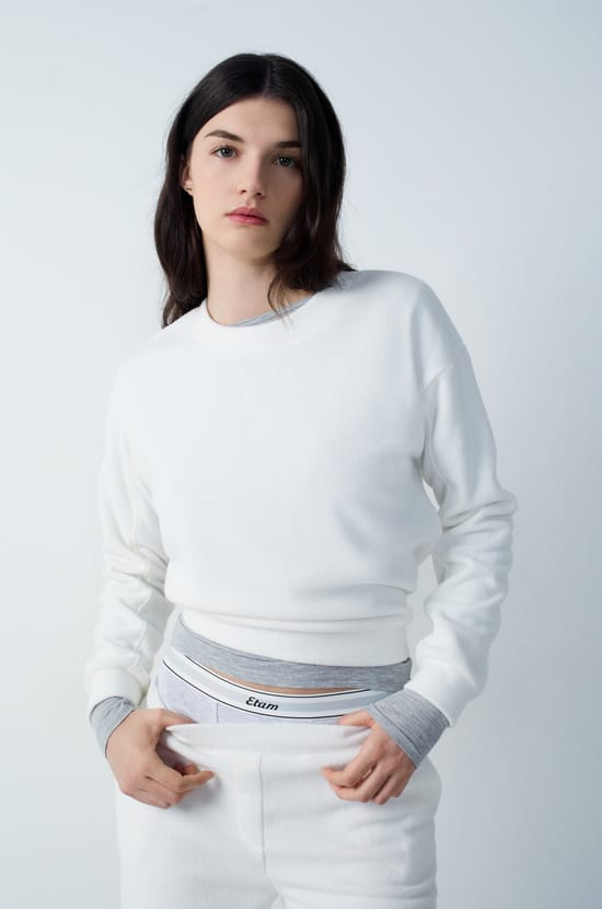 Sweat molleton granulé;${refinementColor}