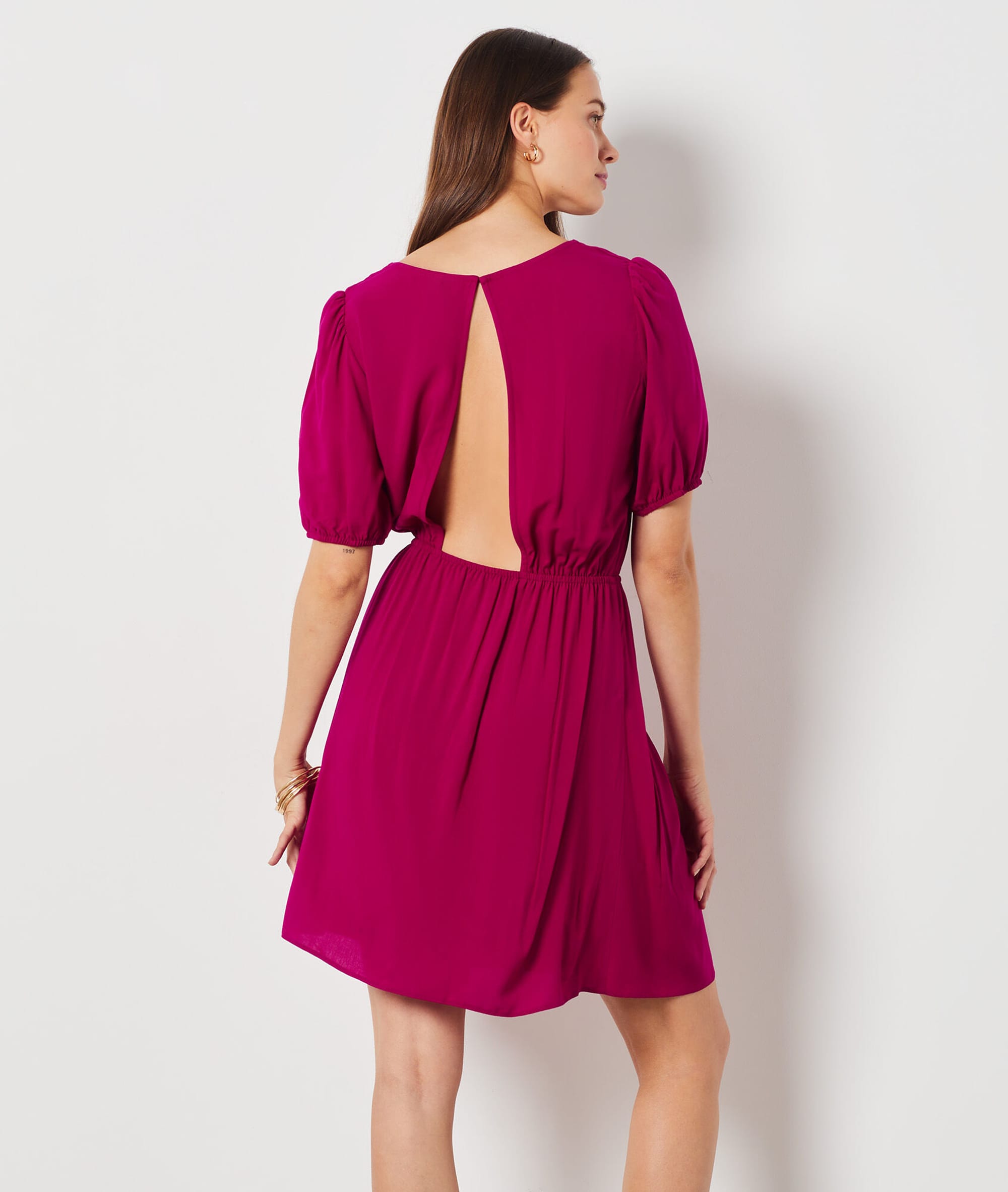 Robe fluide LELA ROUGE - ETAM