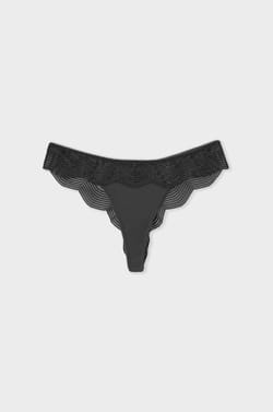 Tanga en dentelle;${refinementColor}