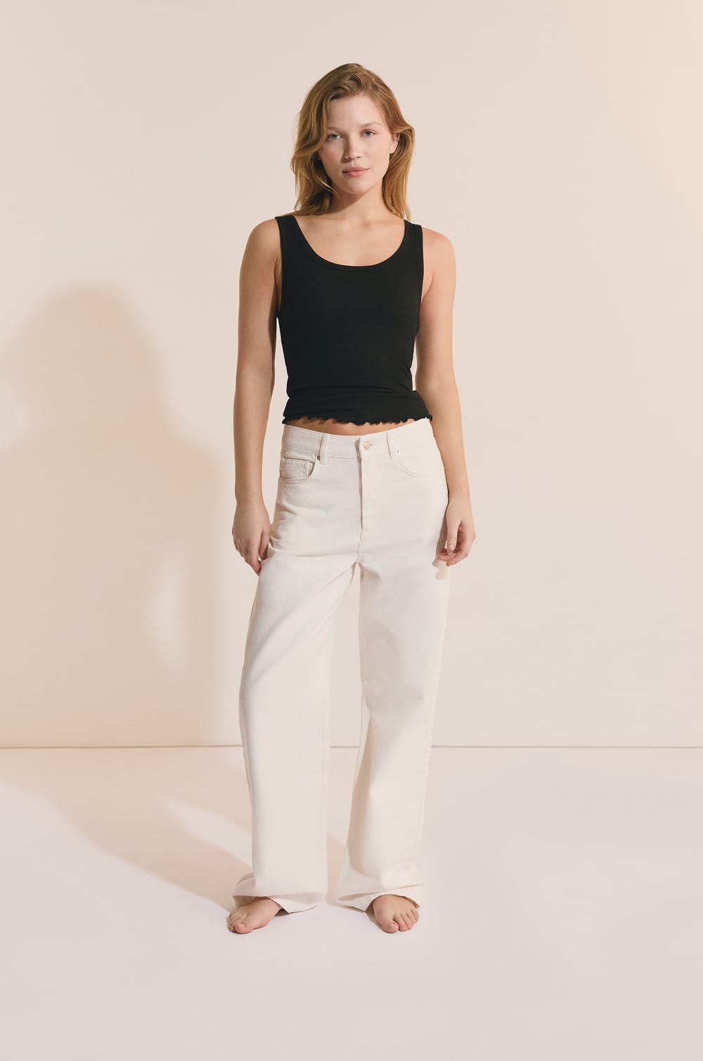 Tank Top with Integrated Bra;${refinementColor}