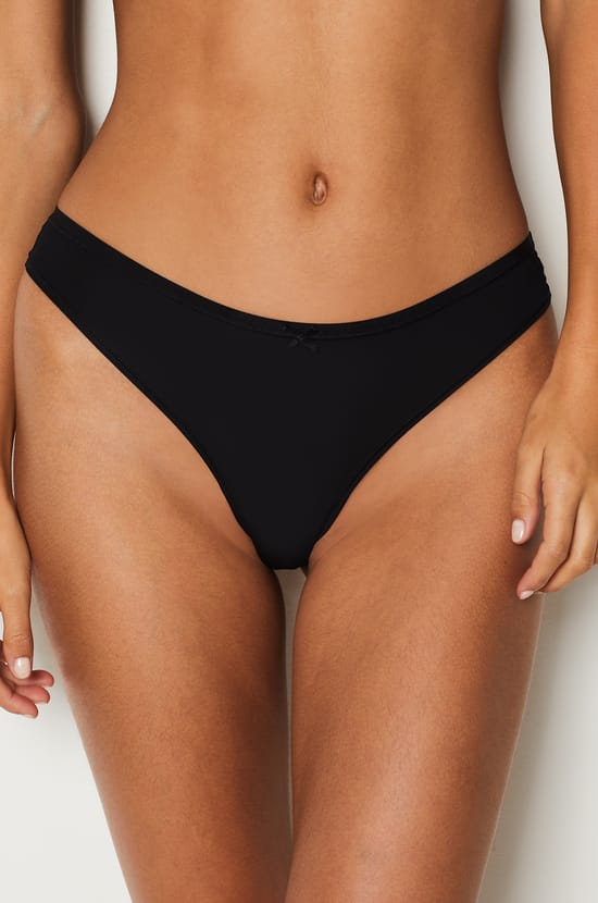 Pack of 5 Microfiber Thongs;${refinementColor}