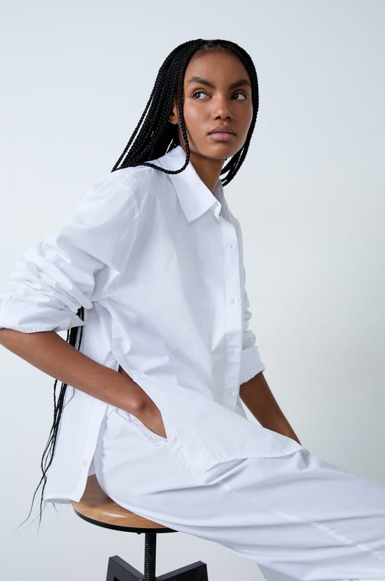 Chemise de pyjama en coton;${refinementColor}