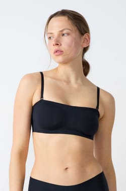 Strapless Wireless Bra in Microfibre;${refinementColor}