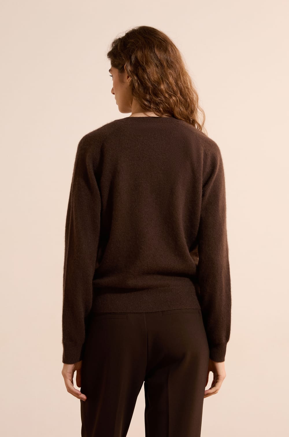 Pull col rond 100% cachemire;${refinementColor}