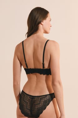 Soutien-gorge N.8 - Le triangle sans armatures en dentelle;${refinementColor}