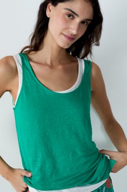 Débardeur 100% lin;${refinementColor}