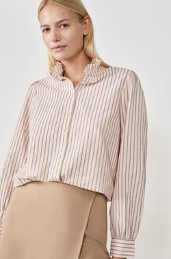 Chemise à rayures;${refinementColor}