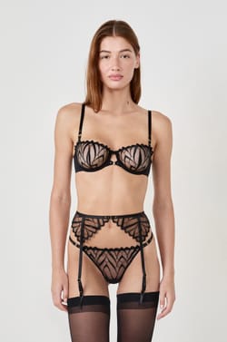 Garter Belt with Embroidery;${refinementColor}