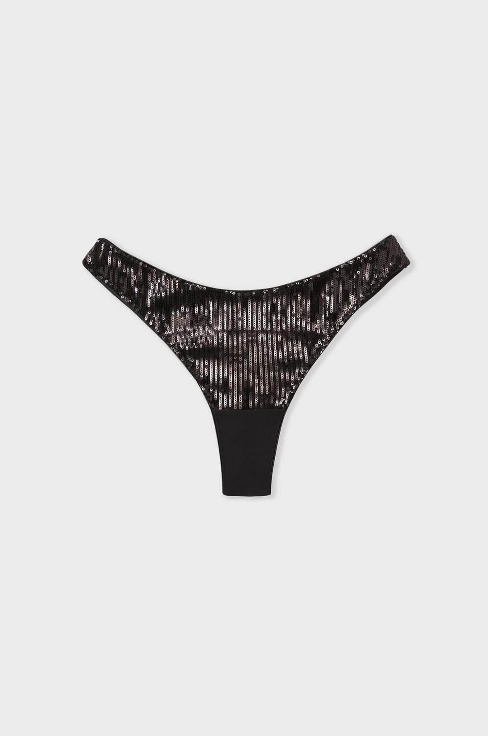 High Leg Tanga With Sequins;${refinementColor}