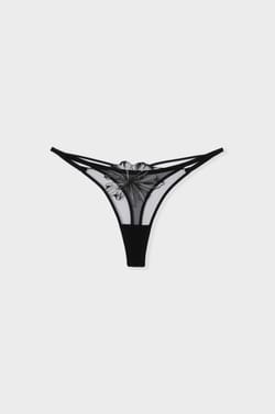 Embroidered Thong;${refinementColor}
