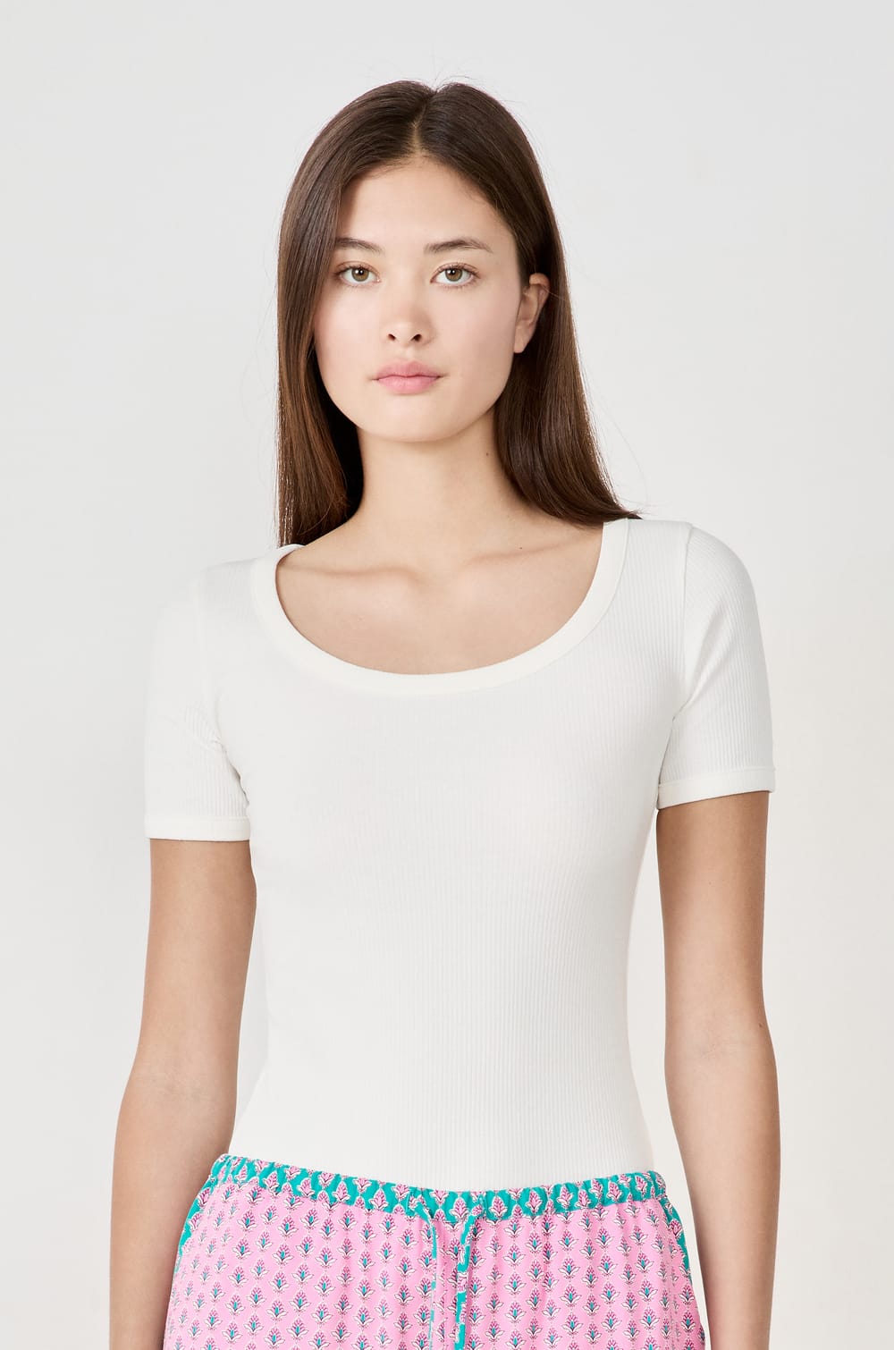 T-shirt de pyjama manches courtes;${refinementColor}