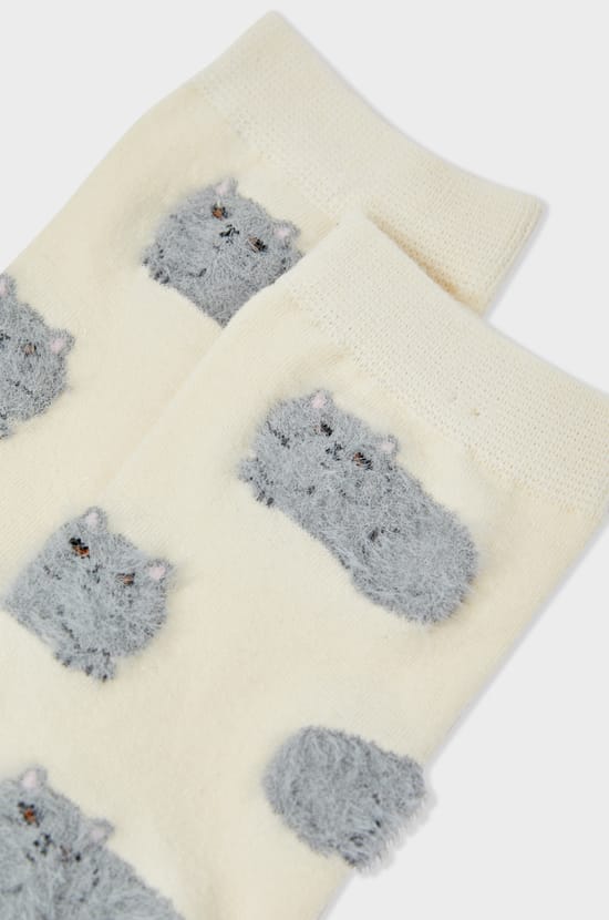 Chaussettes à motifs chats Coucou Suzette;${refinementColor}