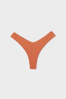 Brazilian High Leg Bikini Bottom;${refinementColor}