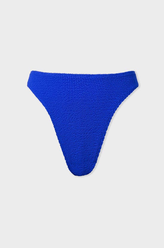 High Leg Stretch Bikini Bottom;${refinementColor}