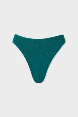 High-Leg Bikini Bottom in Stretch Material;${refinementColor}