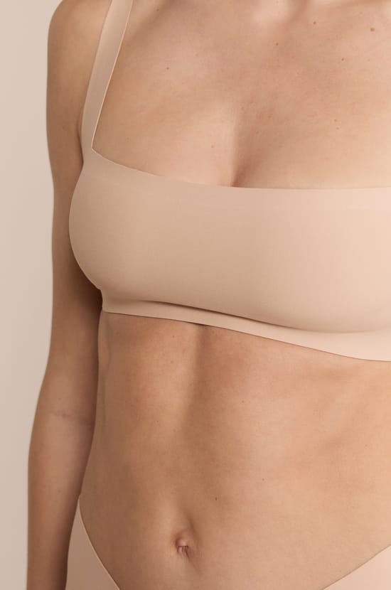 Microfibre Bralette with Removable Pads;${refinementColor}