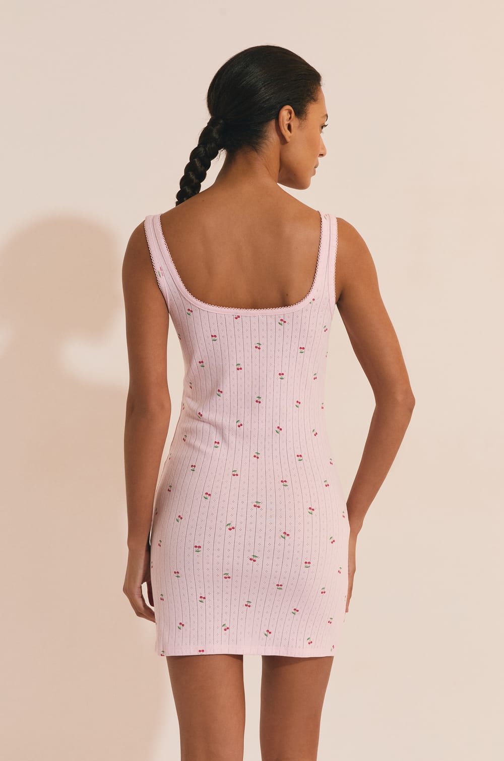 Nuisette en pointelle;${refinementColor}