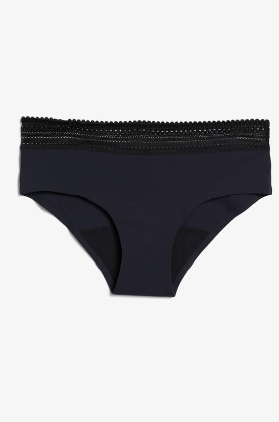 Flux abondant Culotte menstruelle AYA PRINT IMP BLEU VERT ETAM