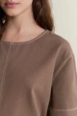 Short Cotton Top;${refinementColor}