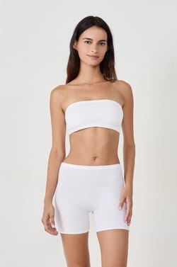 Wireless Strapless Bra in Stretchy Organic Cotton;${refinementColor}