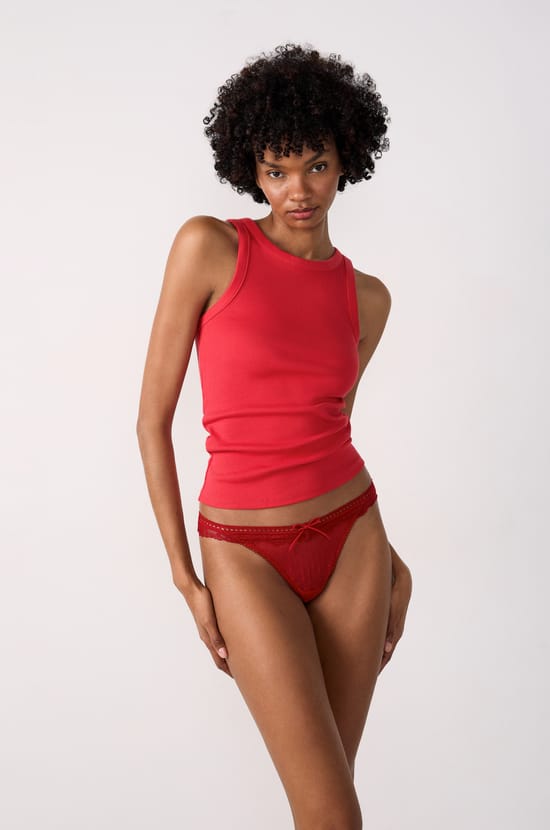 Lace G-string;${refinementColor}