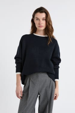 Pull &agrave; manches longues oversize;${refinementColor}