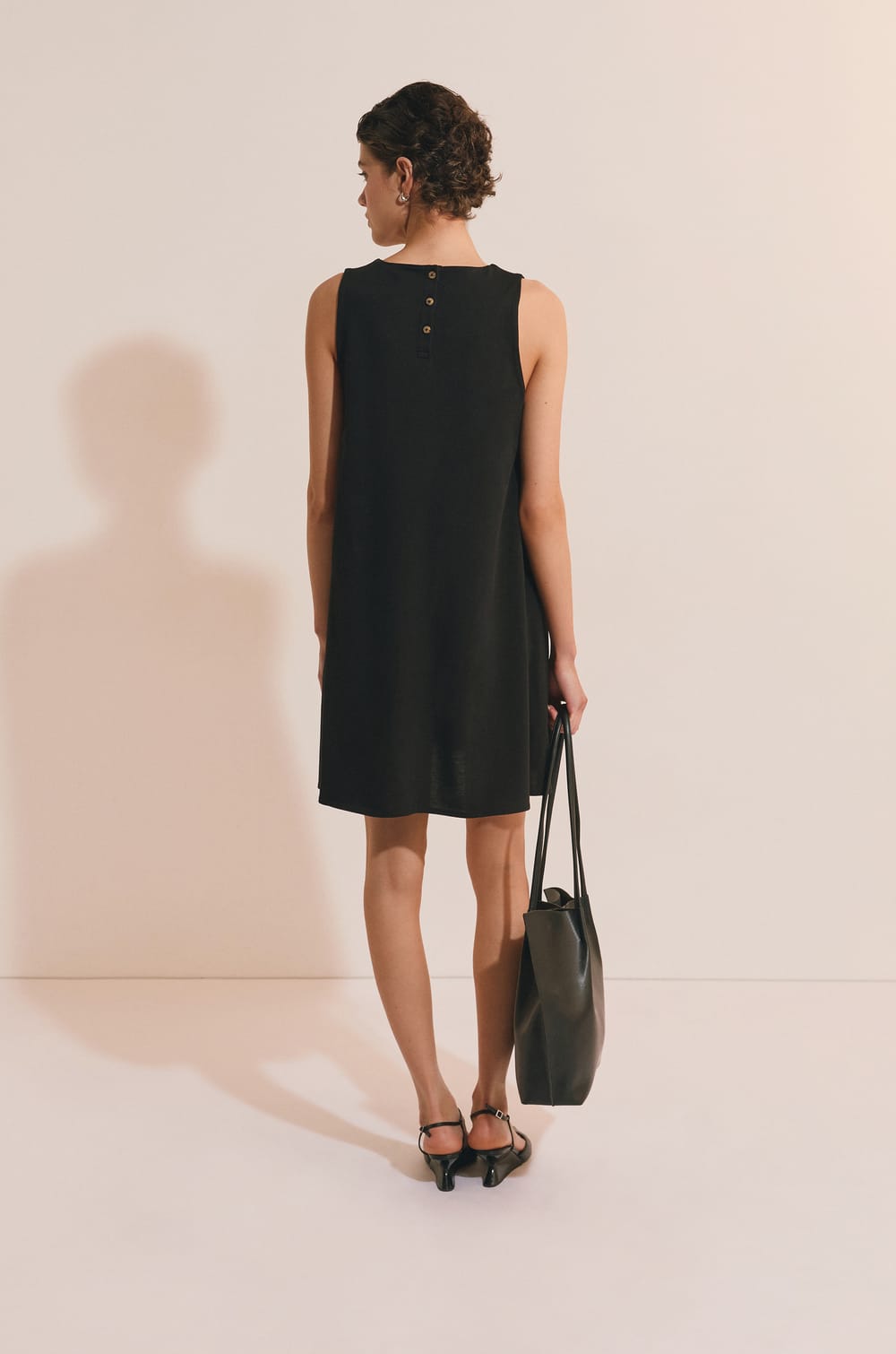 Robe courte en coton;${refinementColor}