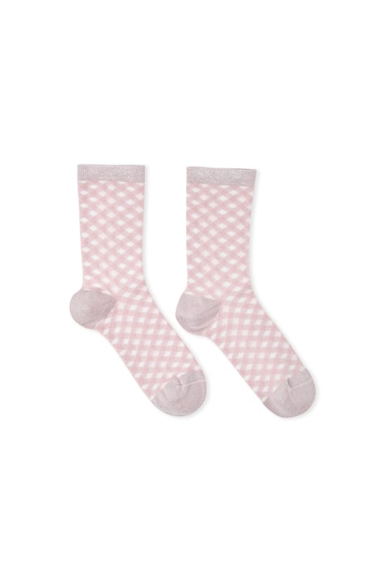 Chaussettes avec coton &agrave; motifs;${refinementColor}