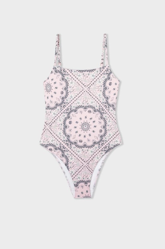 Printed One-Piece Swimsuit;${refinementColor}