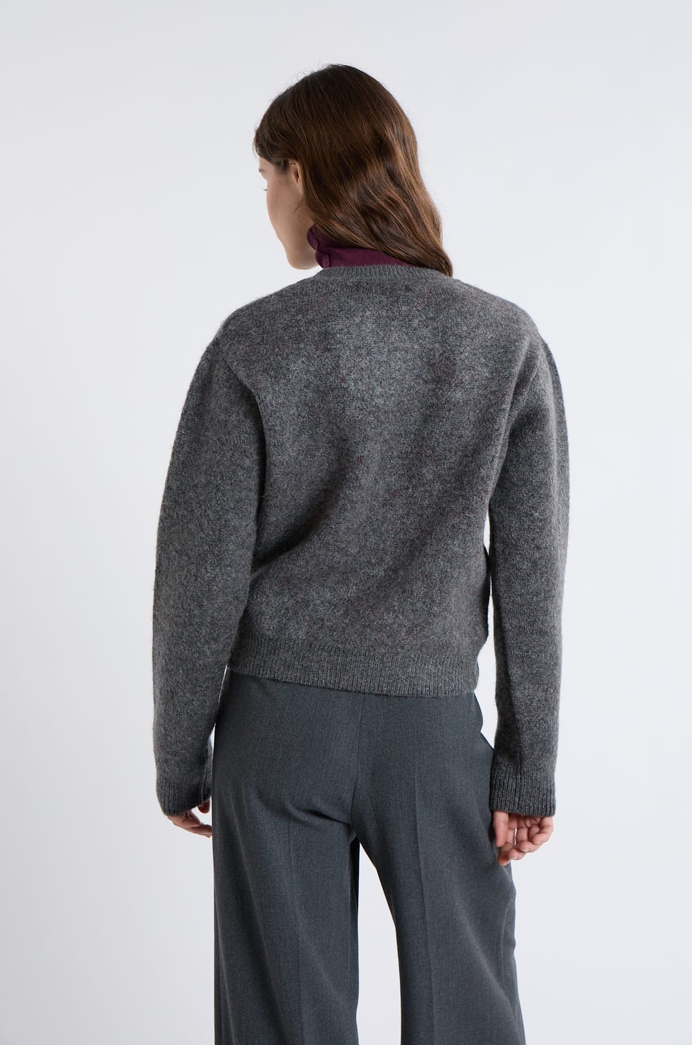 Pull col rond à motifs;${refinementColor}