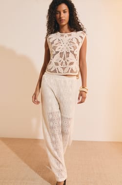 Pantalon en guipure;${refinementColor}