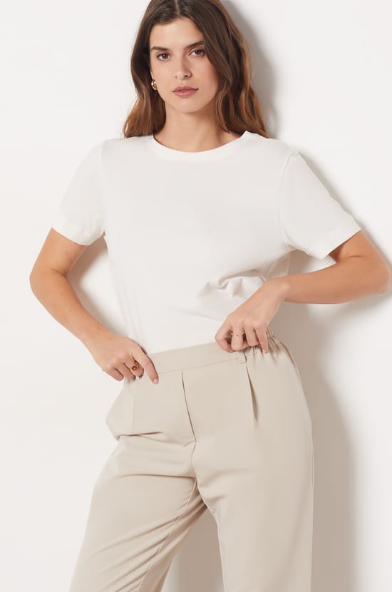 Pantalon coupe cigarette;${refinementColor}