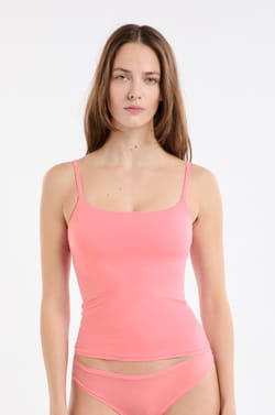 Top en microfibre avec brassière intégrée;${refinementColor}