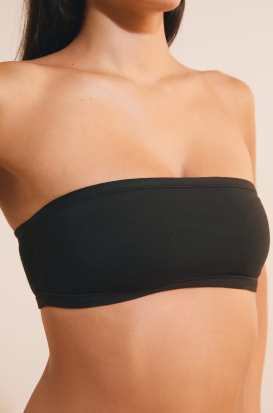 Strapless Wireless Bra in Stretch Organic Cotton;${refinementColor}