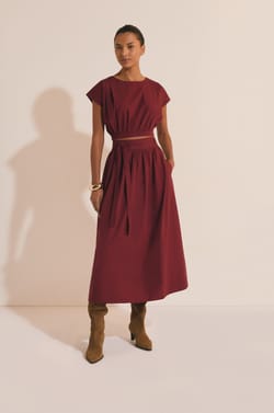 Top court en coton;${refinementColor}