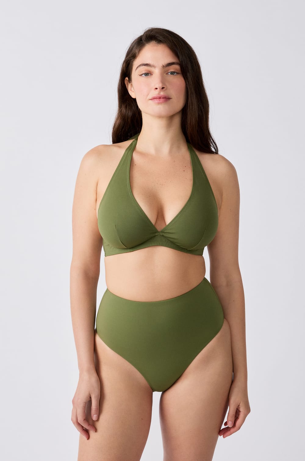 Underwired Triangle Bikini Top;${refinementColor}