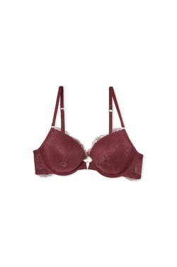Soutien-gorge N.5 - Le coques fines plongeant en dentelle;${refinementColor}