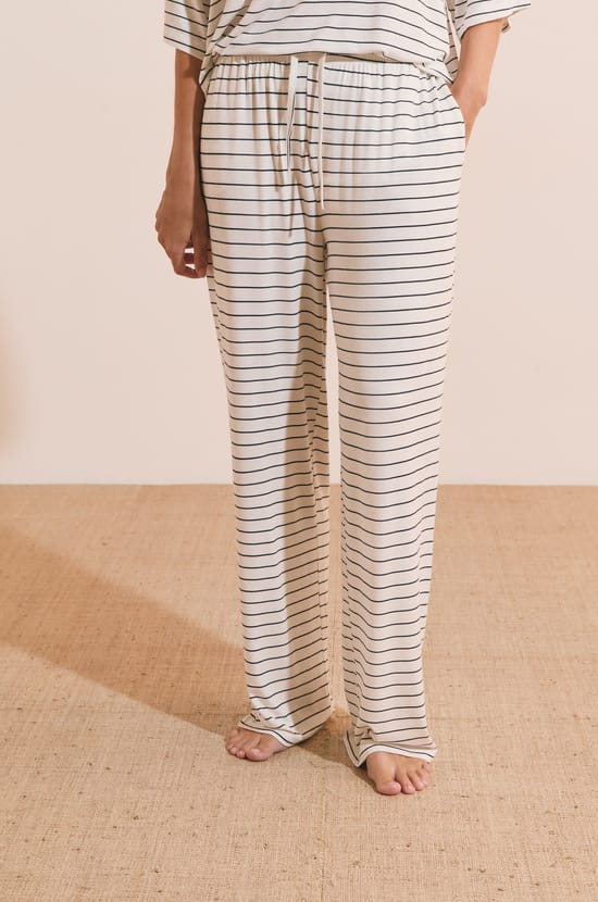 Pantalon de pyjama large &eacute;lastiqu&eacute;;${refinementColor}