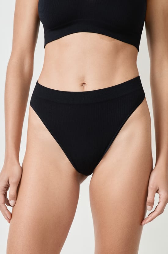 Ribbed Thong;${refinementColor}