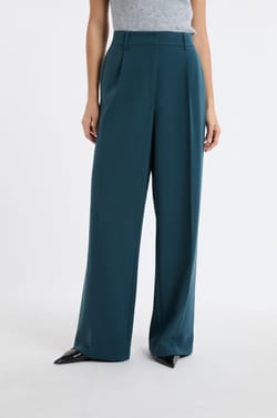 Wide-Cut Tailored Trousers;${refinementColor}