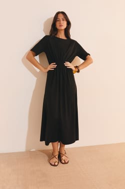Robe longue en coton;${refinementColor}
