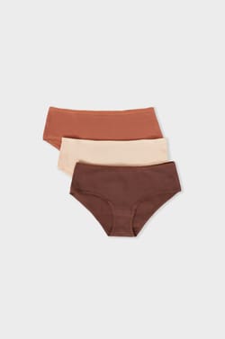 3-Pack Cotton Boyshorts;${refinementColor}