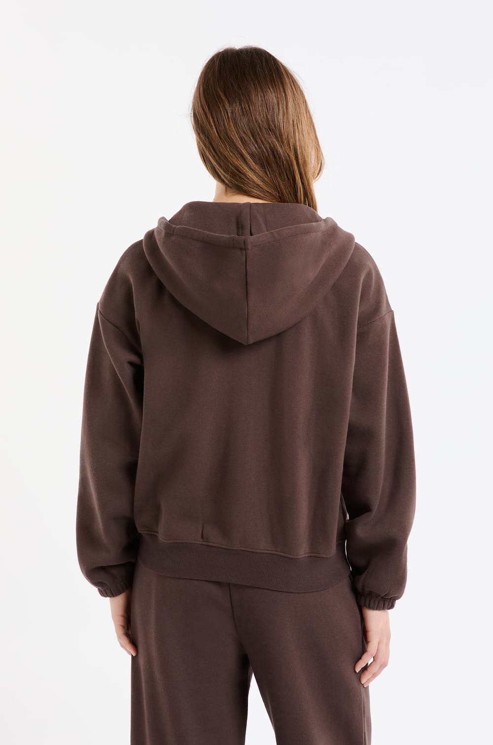 Hooded Jacket with Cotton;${refinementColor}