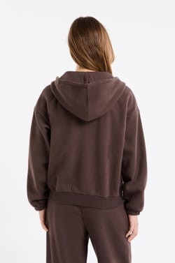 Hooded Jacket with Cotton;${refinementColor}